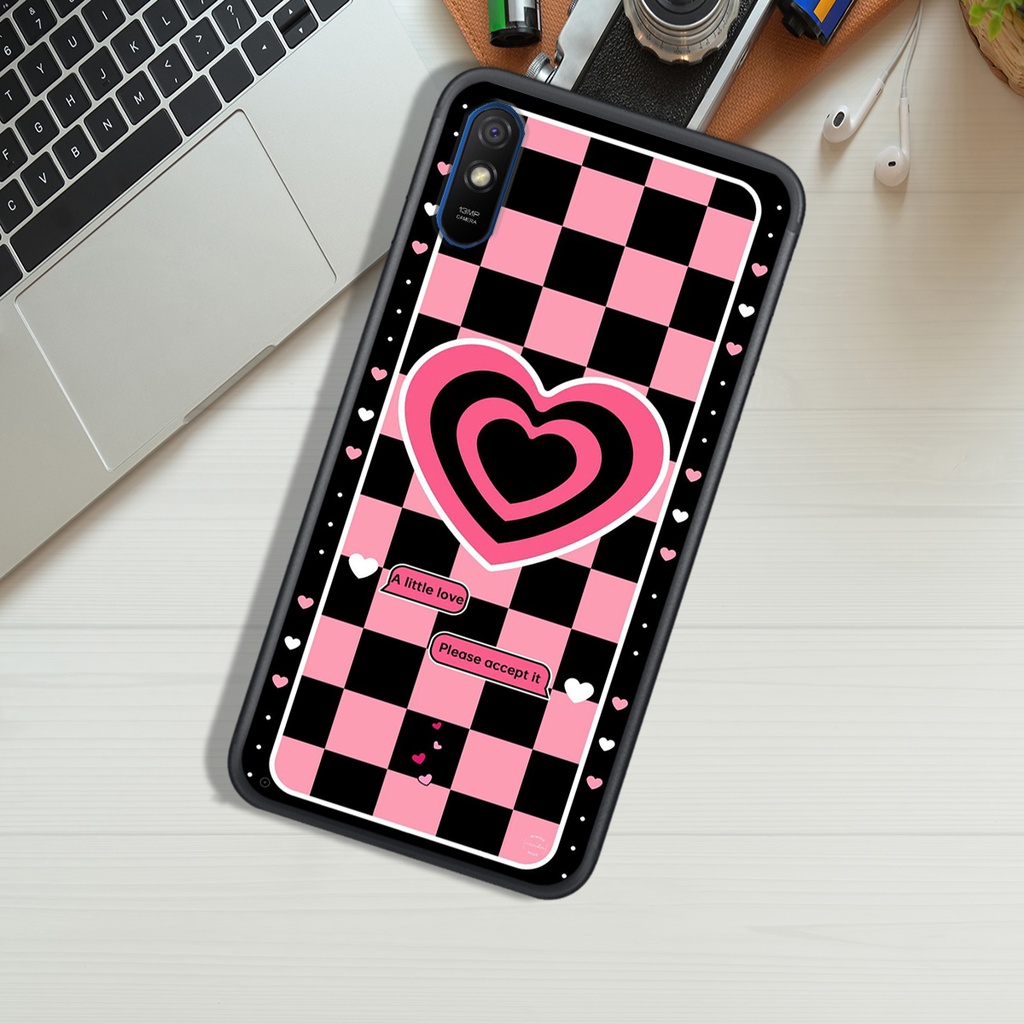 Ốp Lưng XIAOMI REDMI 7A - REDMI 8A - REDMI 9A - REDMI 8, In Hình &quot;Black Heart&quot; Phong Cách Đẹp.