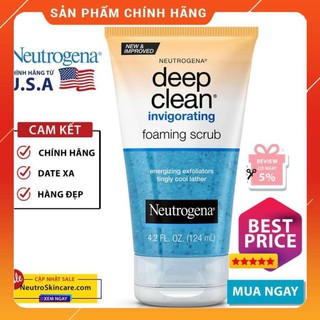 Sữa rửa mặt Neutrogena Deep Clean Invigorating Foaming Scrub