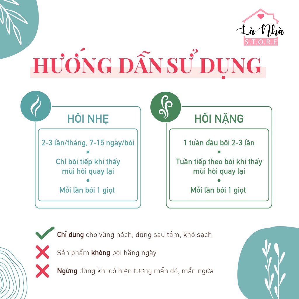 Serum khử mùi hôi nách DeoX, ức chế mồ hôi, làm sáng da vùng nách an toàn thiên nhiên 5ml