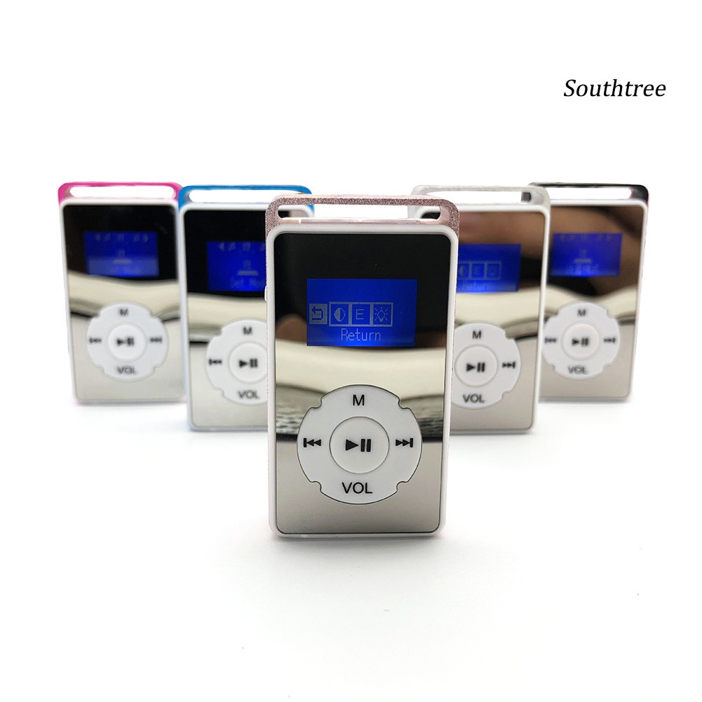 Máy Nghe Nhạc Mp3 Mini Có Kẹp Gắn Tai Nghe Tiện Lợi Dung Lượng 32gb