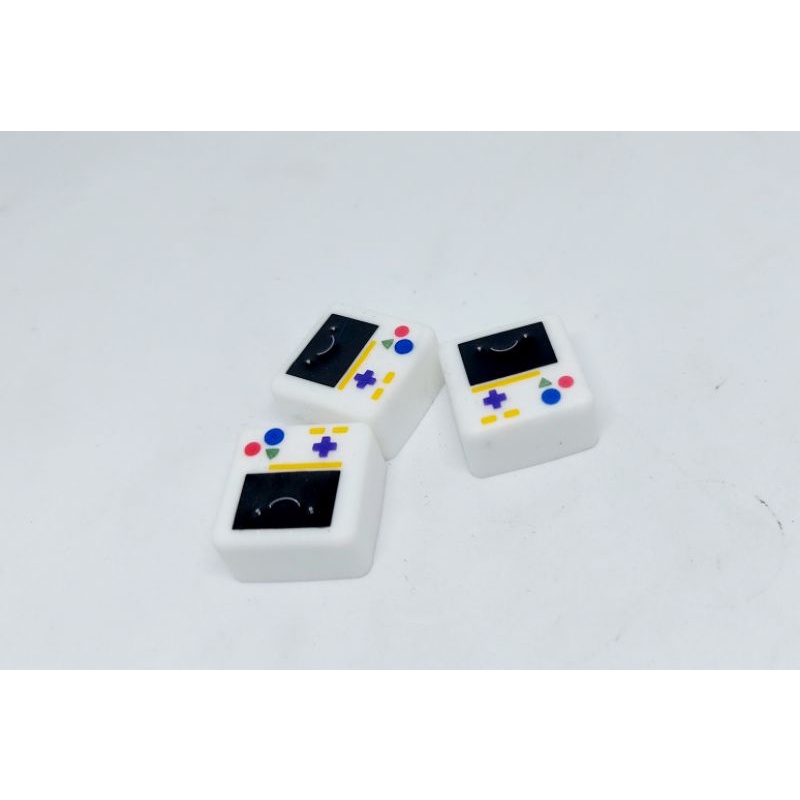 Keycap resin BMO tone trắng trang trí bàn phím cơ gaming