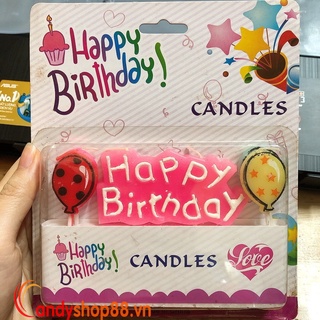 [HCM] Đèn cầy sinh nhật HAPPY BIRTHDAY