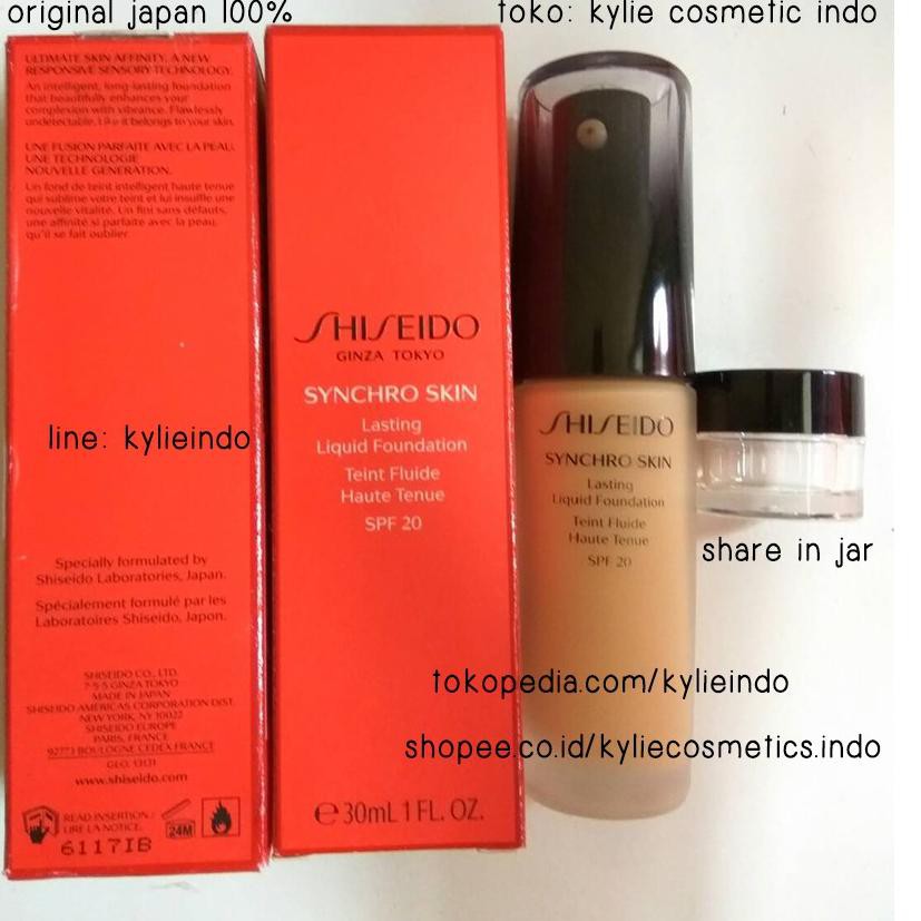 (Hàng Mới Về) Kem Nền Dạng Lỏng Lâu Trôi Chính Hãng Share In Jar - Shiseido Synchro 100%