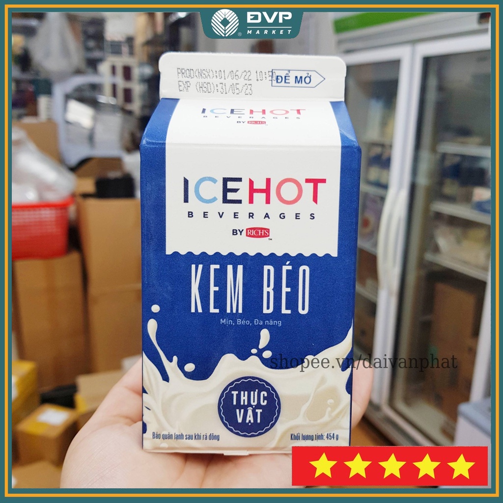Kem béo thực vật Rich lùn 454g