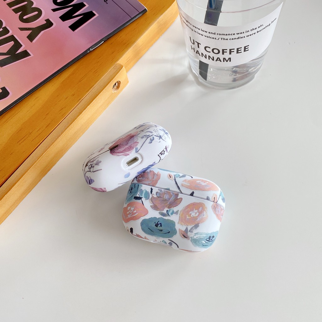 Vỏ Bảo Vệ Hộp Sạc Tai Nghe Airpods pro 1 2/pro/3 Ipod pro Mềm Họa Tiết Thanh Lịch