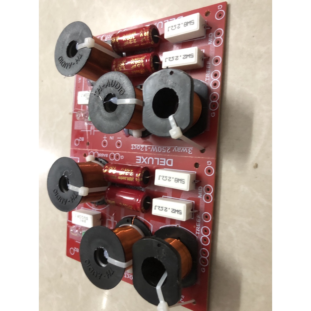 Mạch phân tần loa 1 bass 1 trung 1 treble