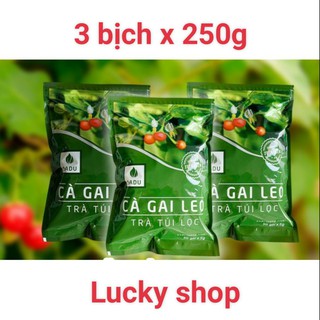 3 bịch trà túi lọc cà gai leo sadu x 250g -150 túi lọc