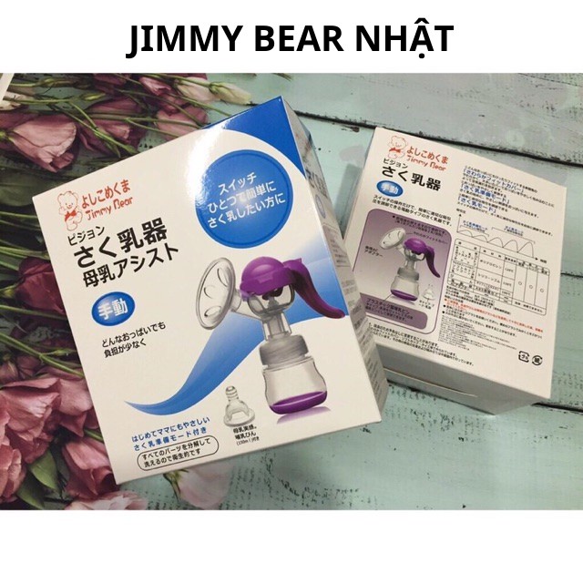 Máy Hút Sữa Bằng Tay Jimmy Bear Nhật, Phòng Chống Tắc Tia Sữa Sau Sinh