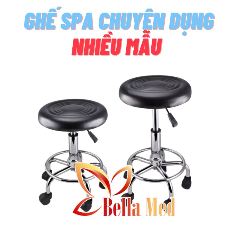 Ghế xoay có múi cao cấp chuyên dụng cho spa, có và ko có tựa lưng
