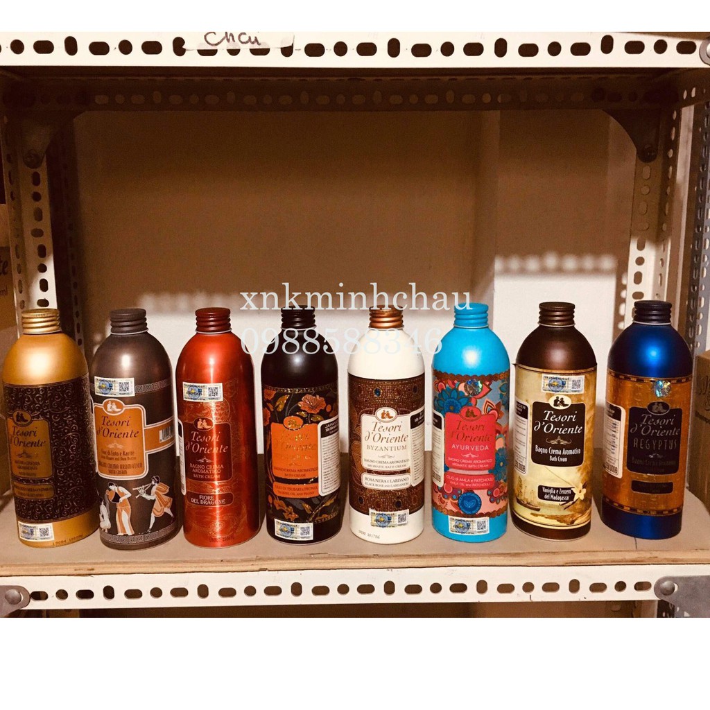 Sữa tắm nước hoa Tesori D'oriente 500ml(kèm vòi, chọn mùi).Chính hãng