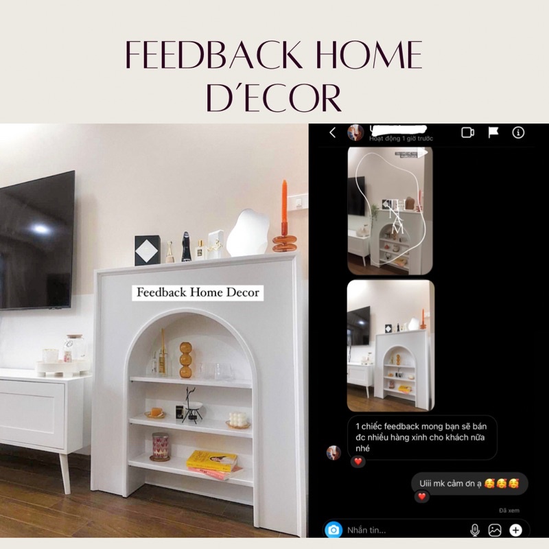 Kệ lò sưởi Decor