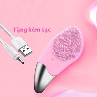 Máy rửa mặt massage bằng sóng siêu âm tiện dụng, mã HM100