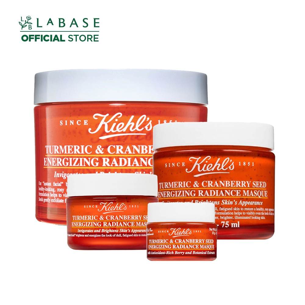 Mặt nạ nghệ Kiehl's Turmeric &amp; Cranberry Seed Energizing Radiance Masque 100ml