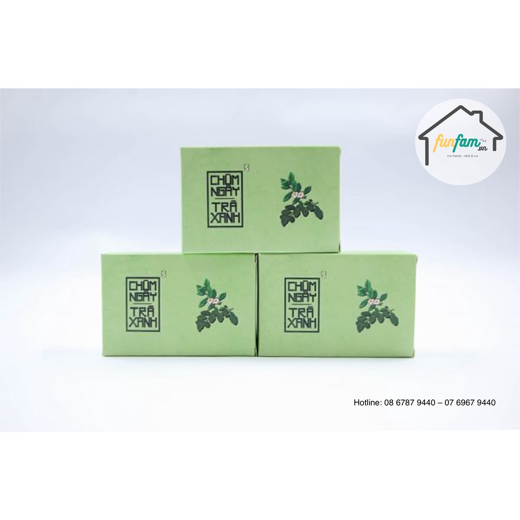 Xà Bông Thảo Dược Hữu Cơ Chiết Xuất Chùm Ngây & Trà Xanh Sinh Dược - Xà Bông Thiên Nhiên, An Toàn Cho Cả Gia Đình