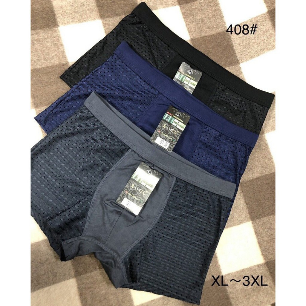 SỊP ĐÙI NAM THÔNG HƠI BOXER ,QUẦN LÓT NAM CAO CẤP NO408