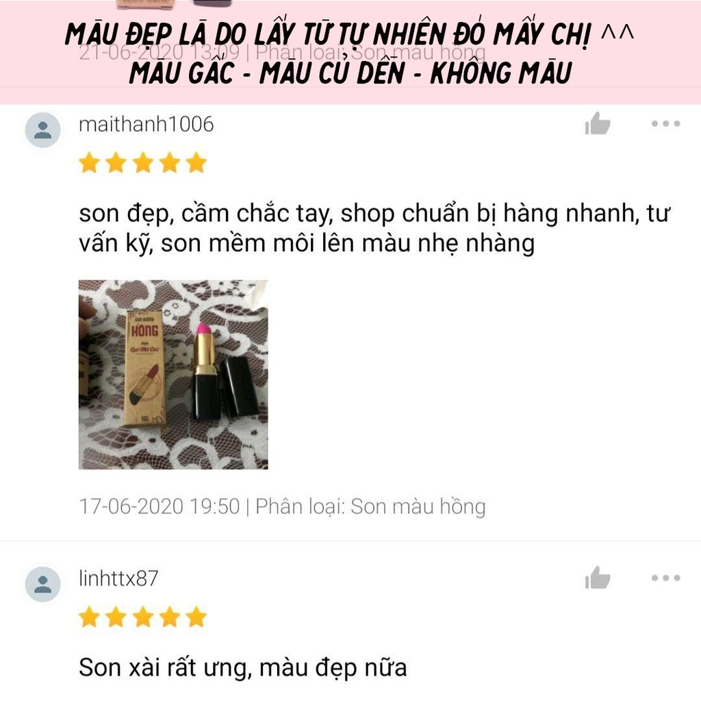 Son dưỡng môi không màu, son dưỡng có màu củ dền, gấc Quê Một Cục căng sáng da môi, mờ thâm hiệu quả handmade 5g