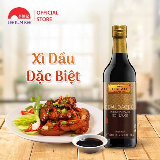 Xì dầu đặc biệt Lee Kum Kee/ Lee Kum Kee Dark Soy Sauce/ Hắc xì dầu 500ml