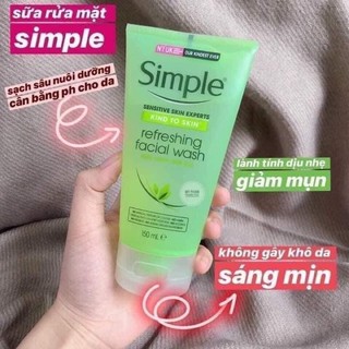 sửa rữa mặt simple