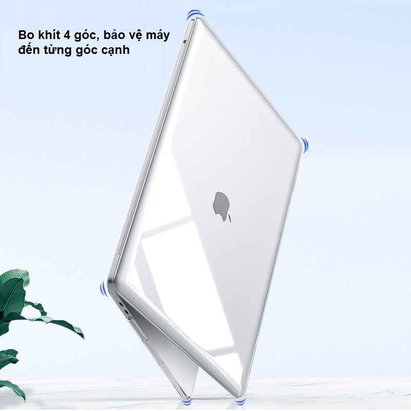 Case Macbook ốp hai mặt trong suốt Urtechcorner dành cho Mac Air 13.3 inch A1466/A1369/A1932/A2179/A2337