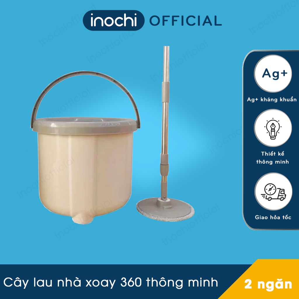 Bộ cây lau nhà tròn xoay MOP SM31 Inochi