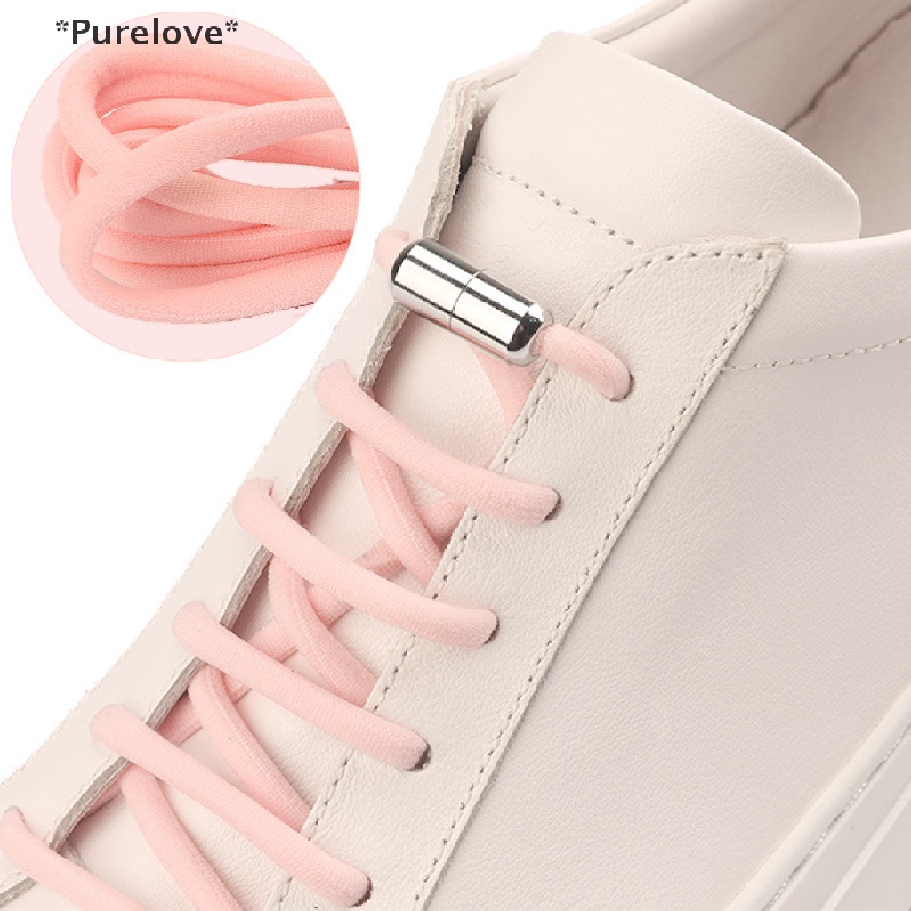 [Purelove] [Purelove] Dây Giày Lười Thắt Dây Co Giãn Hình Bán Nguyệt Không Cần Buộc [Hot