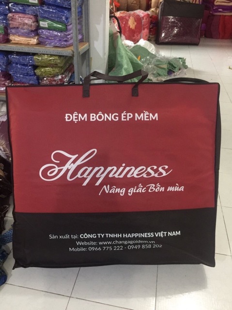 Đệm Mềm Happiness ⚡️ HÀNG CHÍNH HÃNG⚡️có thể gấp gọn, siêu êm, siêu tiện dụng