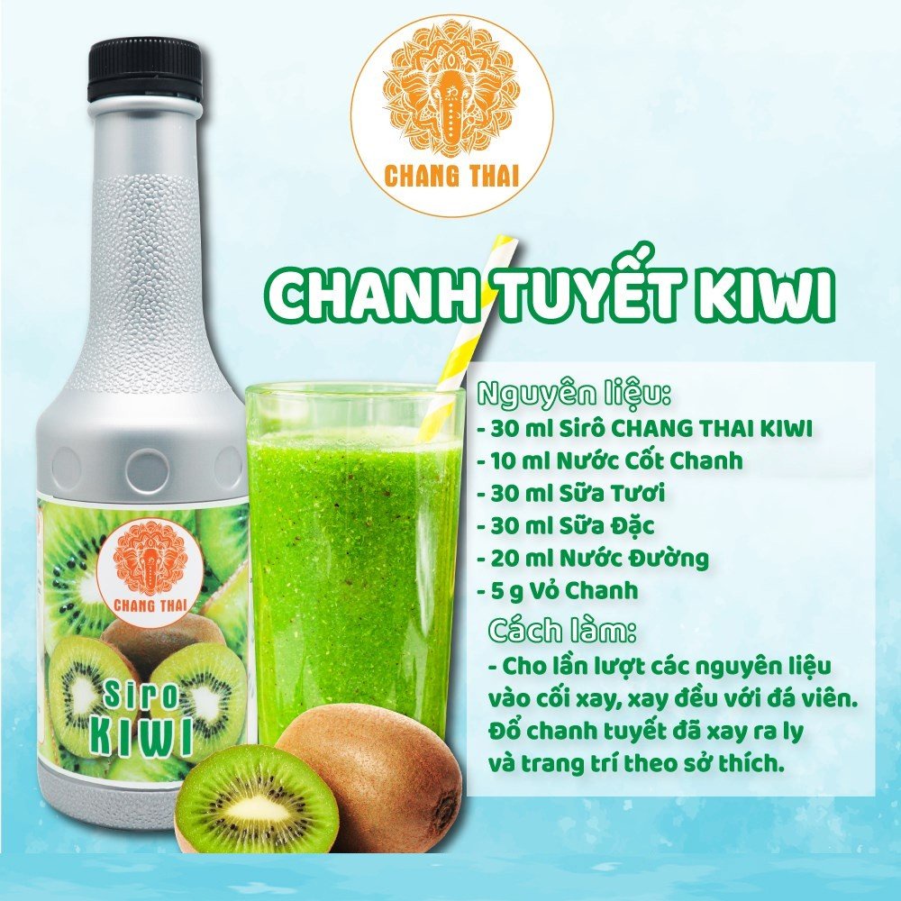 Siro Chang Thai Chai 1 Lít - Syrup Làm Trà Trái Cây Đủ Các Mùi Vị