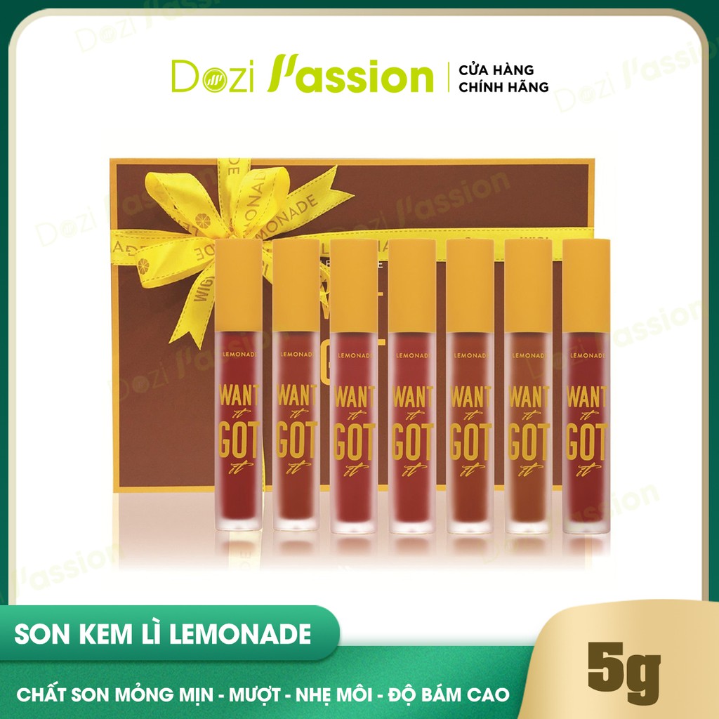 Son Kem Lì Lemonade Want It Got It Lipcream Siêu Nhẹ Môi 5g