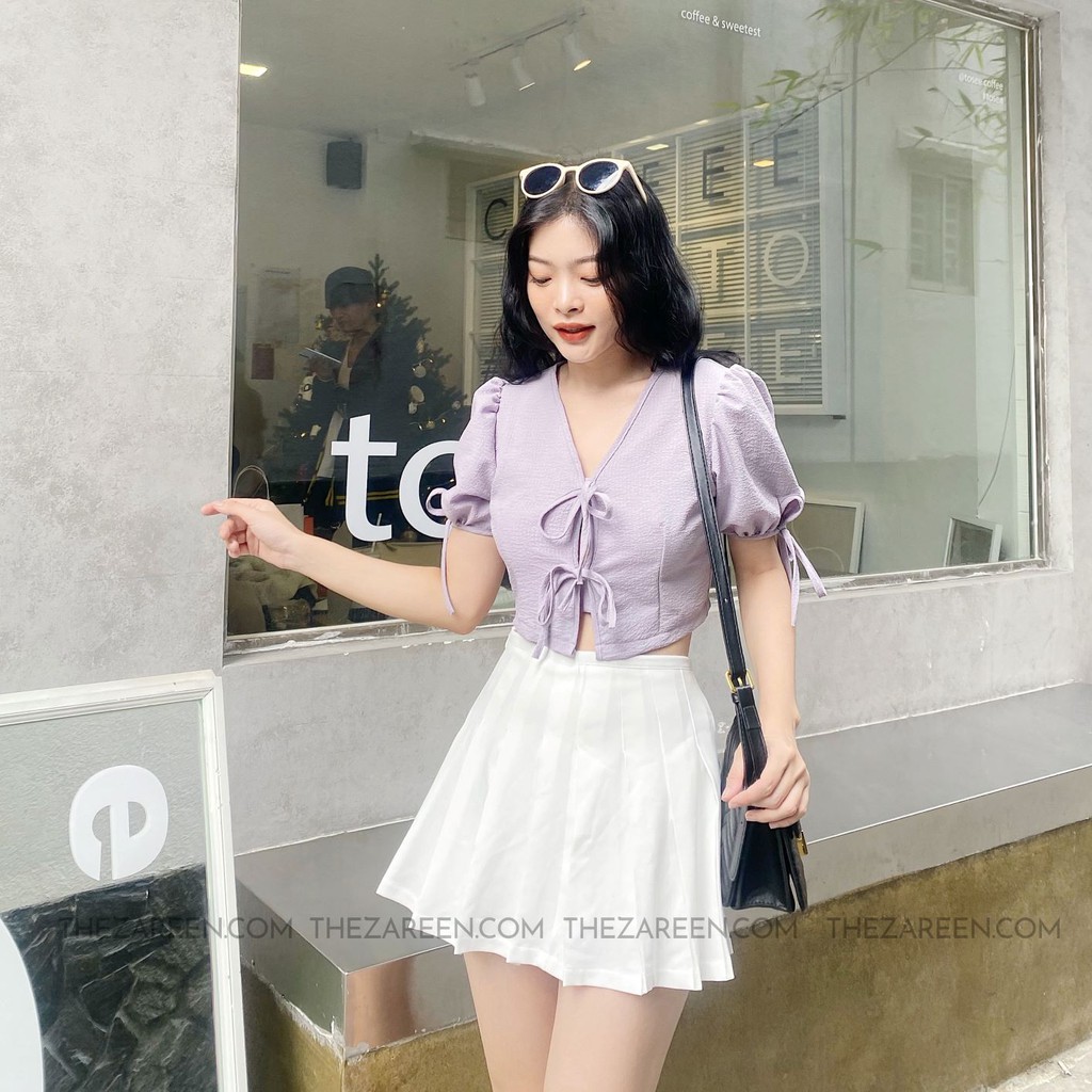 CHÂN VÁY XÒE XẾP LY BASIC ZAREEN VAA28 TRẮNG | BigBuy360 - bigbuy360.vn