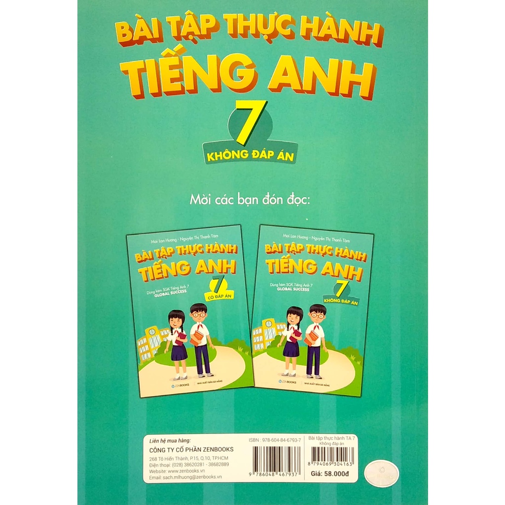 Sách Bài Tập Thực Hành Tiếng Anh 7  - Dùng Kèm SGK Tiếng Anh 7 Global Success