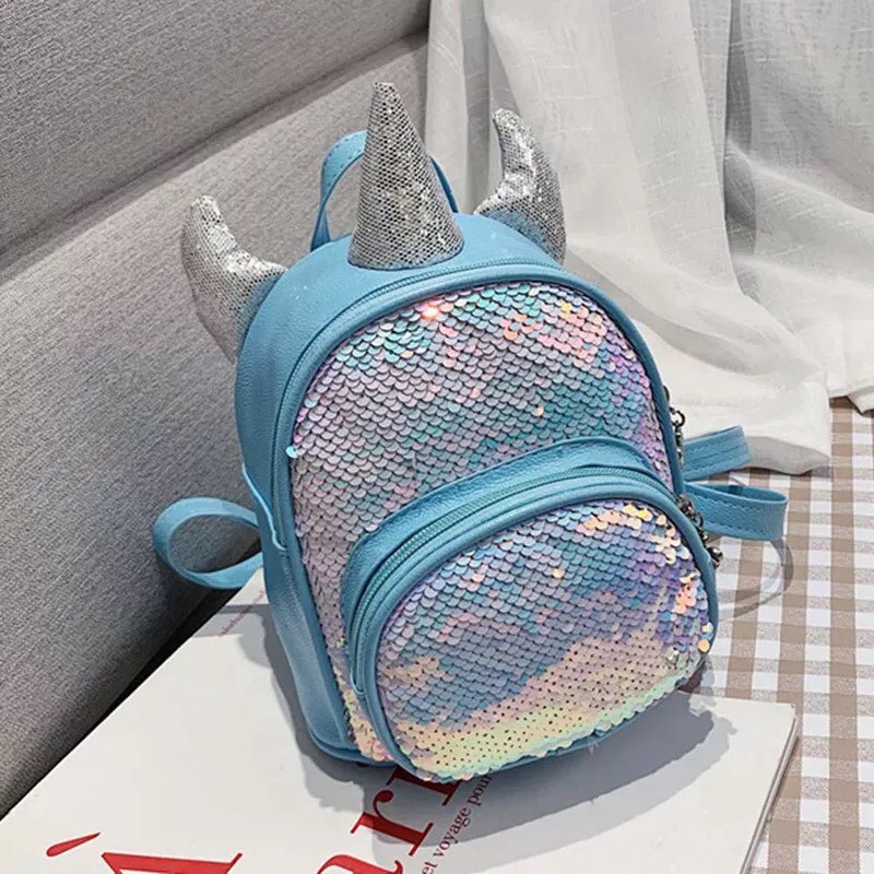 Balo mini hình Kỳ Lân đính hạt dễ thương