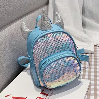 Balo mini hình Kỳ Lân đính hạt dễ thương