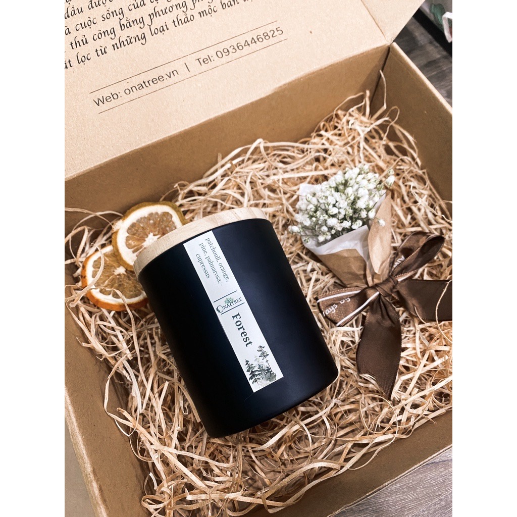 Set Quà Sinh Nhật Nến Thơm OnaTree Wild Herbs Đặc Biệt