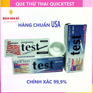 QUE THỬ THAI QUIKC TEST CHÍNH XÁC VÀ ĐƠN GIẢN