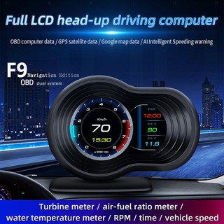 ZOCER OBD đa chức năng đồng hồ đo tốc độ turbo đồng hồ đo tốc độ để hiển thị đồng hồ xe hơi
