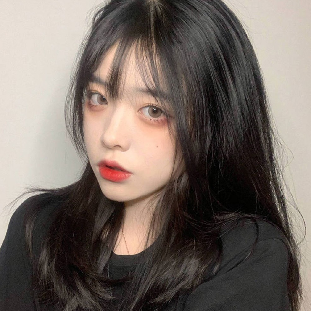 Tóc giả mái ngang 3D không dấu vết tự nhiên dành cho nữ