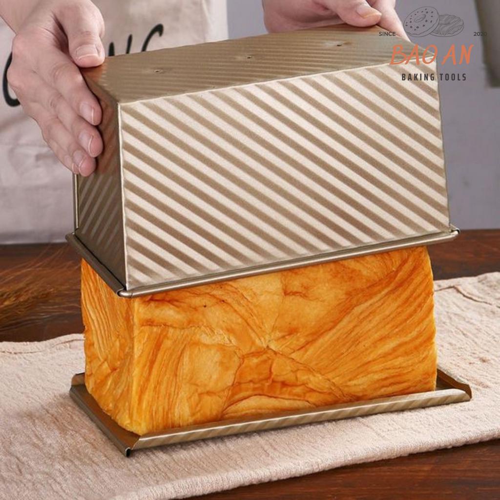 Khuôn bánh mì gối, bánh sandwich 250g - 450g bằng thép carbon chống dính