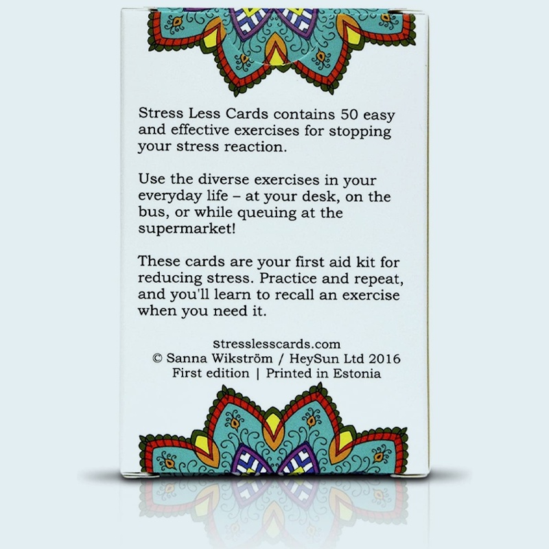 Bộ 50 thẻ bài giúp giải tỏa căng thẳng và thư giãn