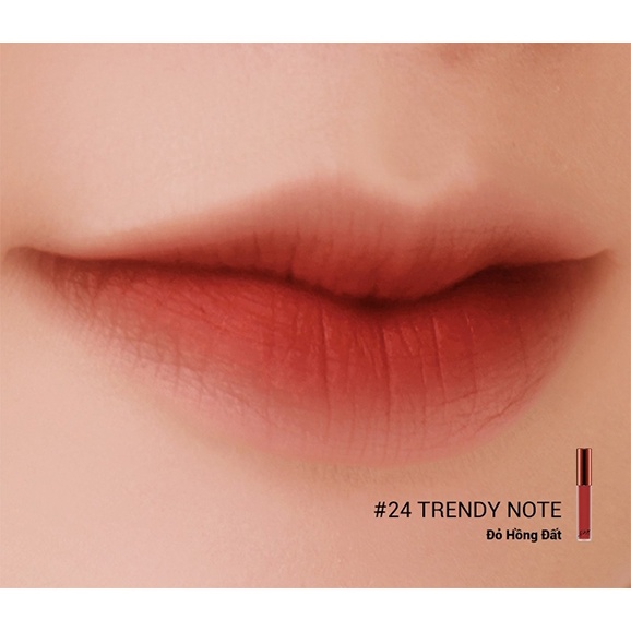 CHÍNH HÃNG: Son kem lì BBIA Last Velvet Lip Tint Version 5 Màu #24 - #25