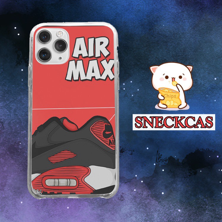 Ốp lưng viền nhựa Nike nền trong suốt chống sock Iphone 7/8/8Plus/X/Xs/Xs Max/11/11 Promax/12/12 Promax NIKPOD00442