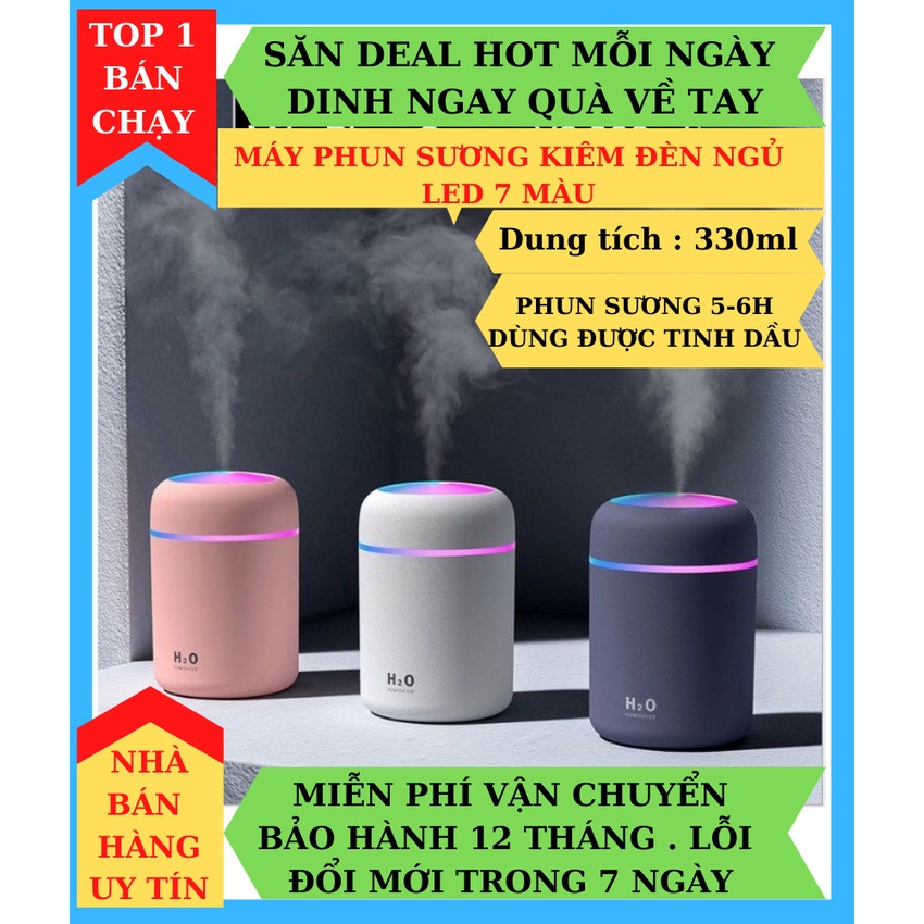 Máy Xông Tinh Dầu Mini -Máy Tạo Ẩm Phun Sương - Khuếch Tán Tinh Dầu Đuổi Muỗi-Máy Đuổi Muỗi-Tinh Dầu Đuổi Côn Trùng