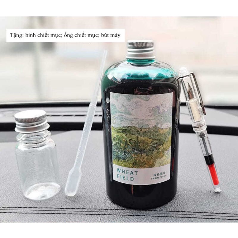 MỰC KHÔNG CARBON 500ML/300ML dùng cho học sinh, sinh viên,..người có nhu cầu viết nhiều