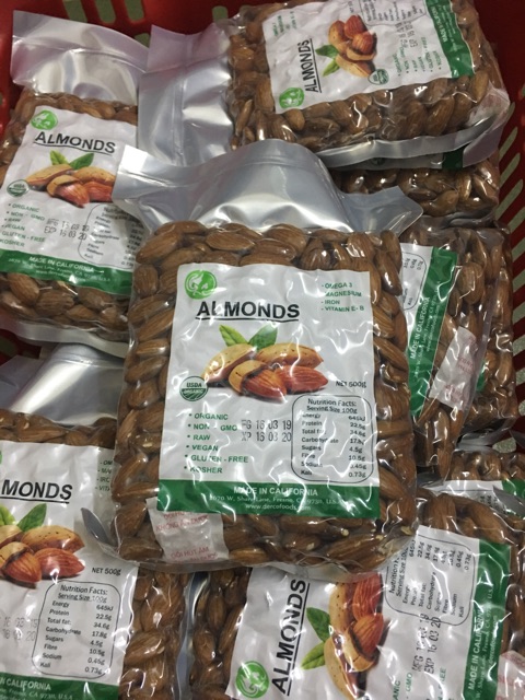 Nhân Hạnh nhân tách vỏ sấy chín - 500g Nk Mỹ | BigBuy360 - bigbuy360.vn