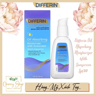 Kem dưỡng ẩm kiềm dầu có chống nắng Differin Oil Aborsing Moisturizer SPF30 (118ml)