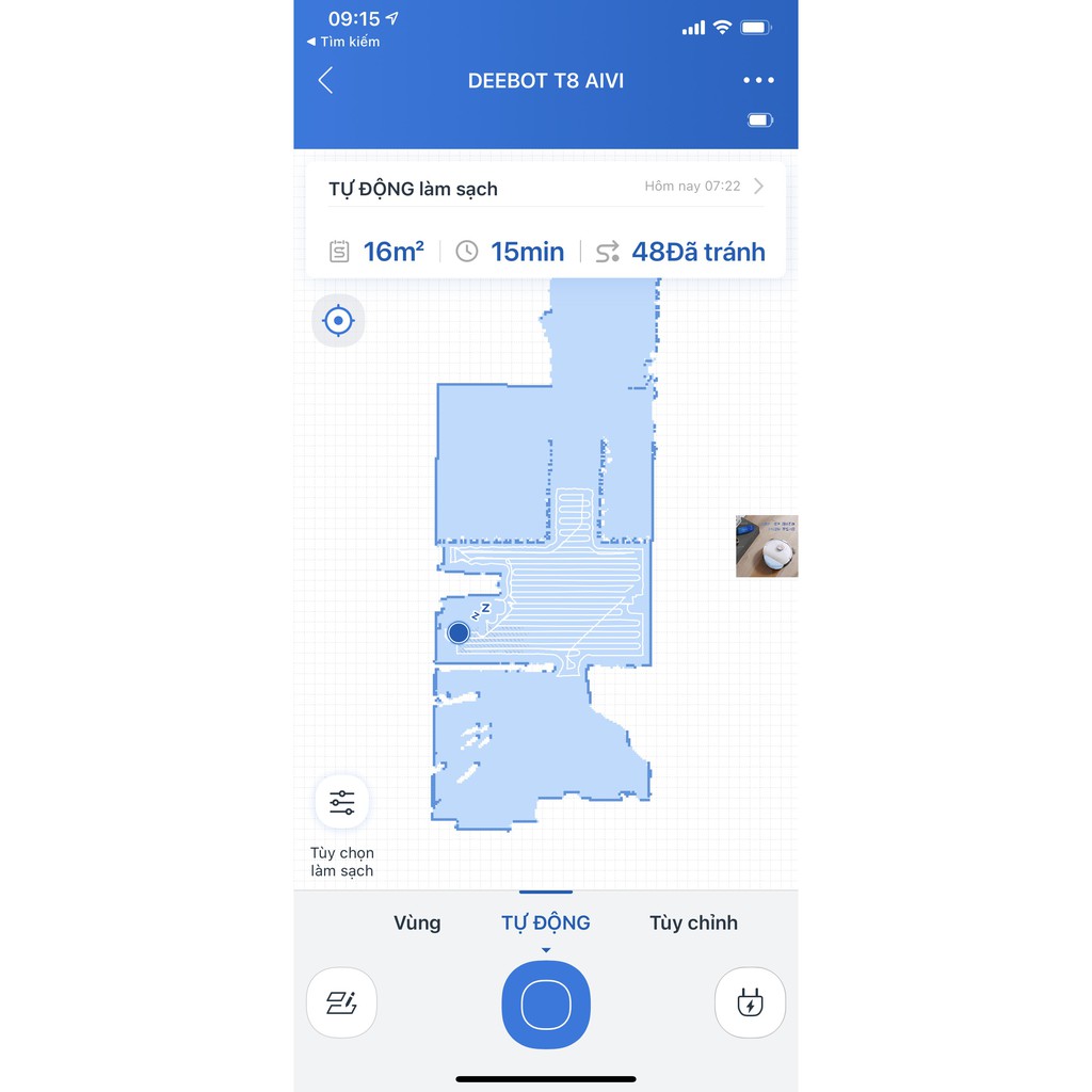 Robot Hút Bụi Lau Nhà Ecovacs DEEBOT T8 AIVI Ecovacs - Mới 2021, App Tiếng Việt, Giọng Nói Robot Tiếng Việt