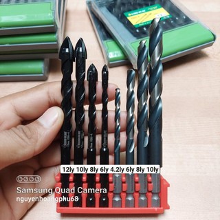 Bộ mũi khoan sắt inox, khoan đa năng