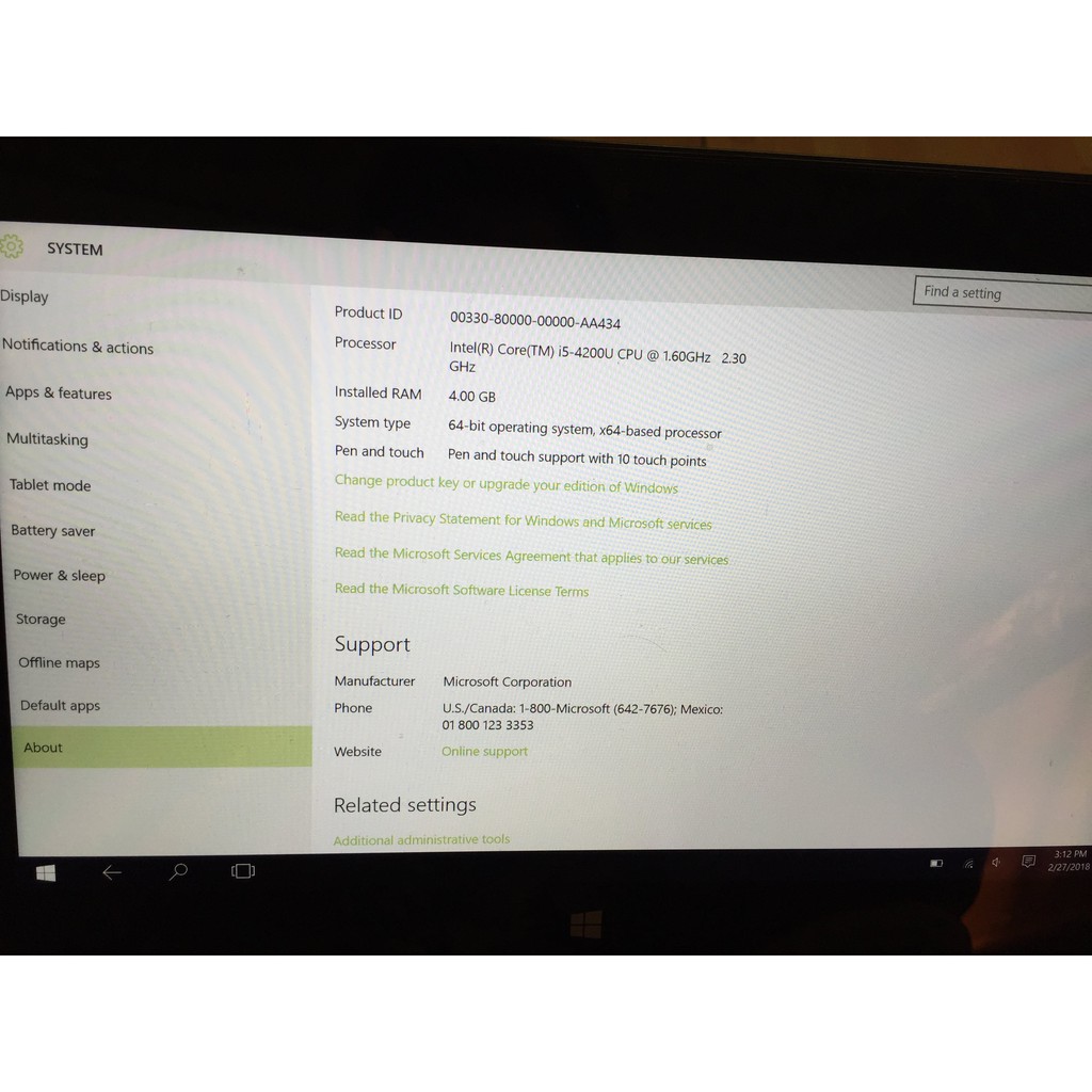 Bán máy tính - vừa ipad ( surface 2) - Đã qua sử dụng | BigBuy360 - bigbuy360.vn