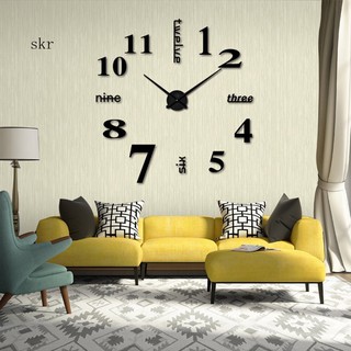 Đồng hồ dán tường 3D độc đáo