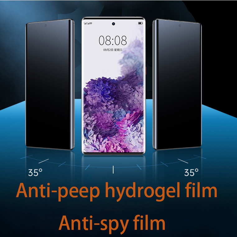 Miếng Dán Màn Hình Hydrogel Bằng TPU Chống Nhìn Trộm Cho Samsung S22 S23 S21 S20 S10 Plus Note20 Ultra S21 FE