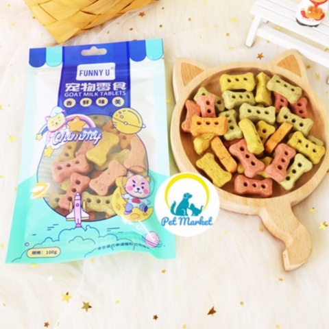 Bánh Quy thưởng cho chó mèo giúp thơm miệng, sạch răng